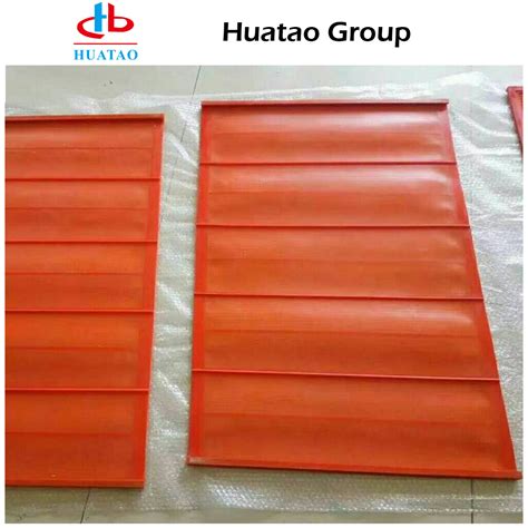 Iron, Fine Coal, Slica Sand Huatao Vibrating Media Polyurethane Screen - China Polyweb Urethane ...