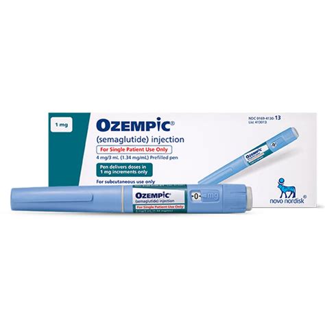 Ozempic (Semaglutide Injection) 1mg/0.75 mL Single-Patient-Use Pen 3mL ...