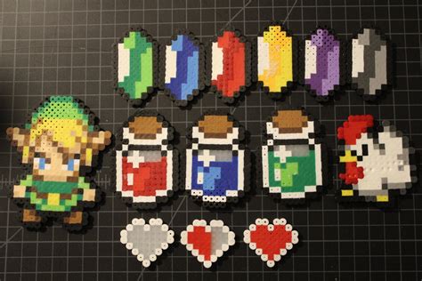 Legend Of Zelda Pixel Perler Bead Sprites New Zealand | tunersread.com