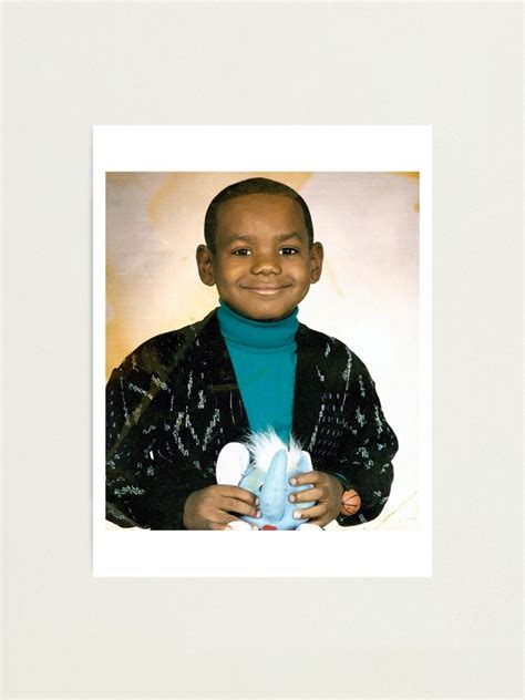 Impression photo « LeBron James (enfant) », par iixwyed | Redbubble