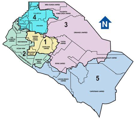 Orange County Boundary Map