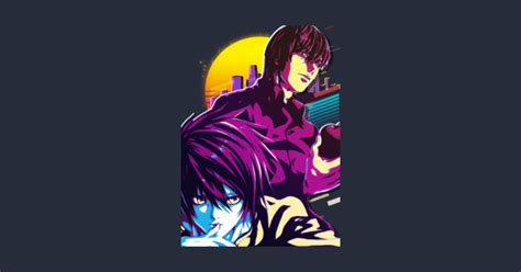 Death Note L and Light Yagami - Death Note - T-Shirt | TeePublic