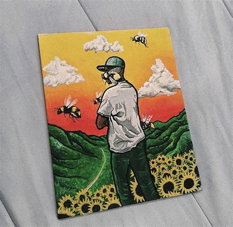 Tyler the Creator- Flower Boy Album Cover painting | Mini canvas art ...