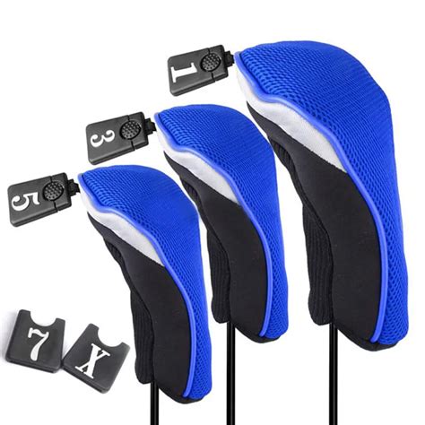 Free Shipping 3Pcs Four Colors Golf Club Wood Driver Headcovers Head Covers 1, 3, 5 Set-in Golf ...