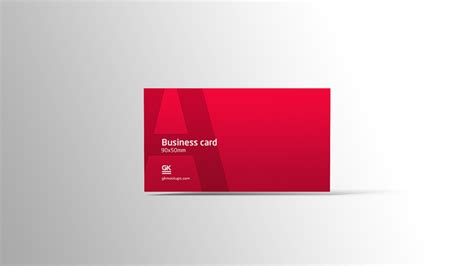 Business Card Animation Mock-up - GK Mockups Store