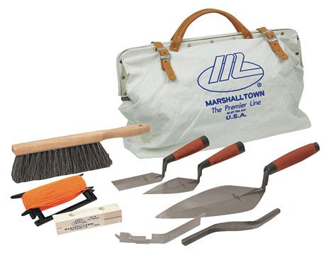 MARSHALLTOWN Masons Tool Kit, 9 PC - 4JB18|BTK1 - Grainger