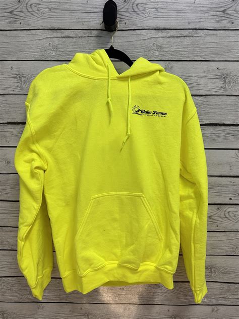 Neon Yellow Hoodie (M) - BLAKE FARM