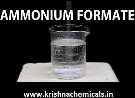 Ammonium Formate Exporters Ahmedabad India - Krishna Chemicals