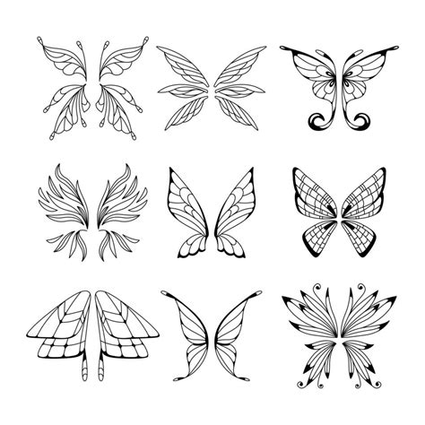 Top 76+ sketches of fairy wings best - seven.edu.vn