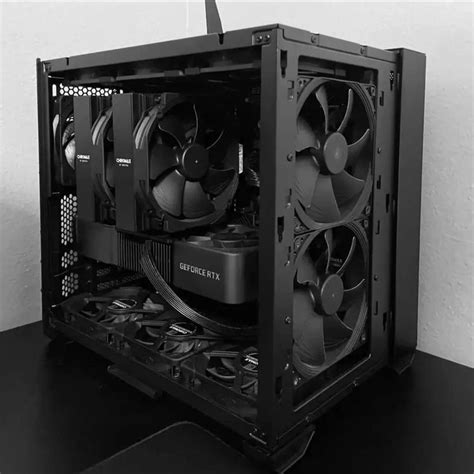 Lian Li O11 AIR MINI Black SPCC / Aluminum / Tempered Glass ATX Mini ...