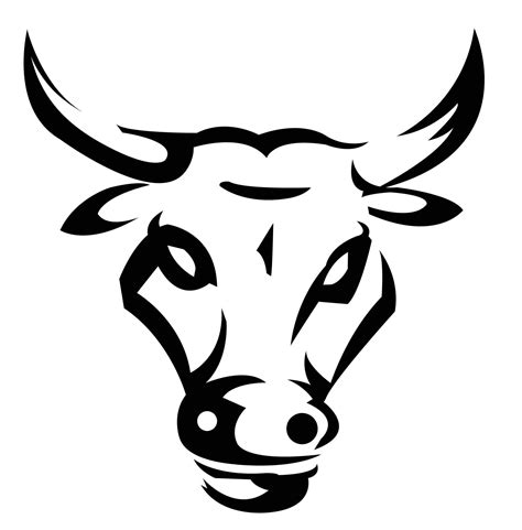 Bull symbol illustration 15025274 Vector Art at Vecteezy