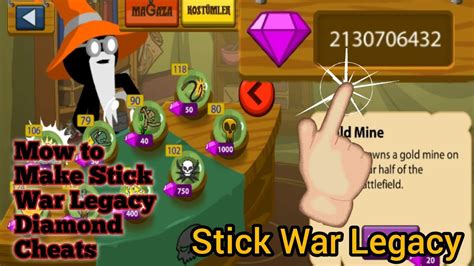 How to Make Stick War Legacy Diamond Cheats !!!! - YouTube