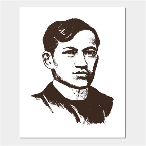 Jose Rizal Portrait Wall Art Print