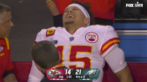 Patrick Mahomes Was In Agony After Aggravating Ankle Injury