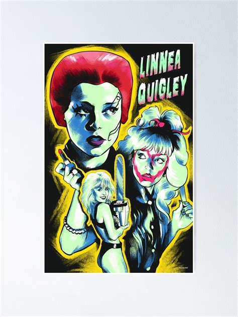 "Linnea Quigley Scream Queen Fan Art" Poster for Sale by PhilRayArt | Redbubble