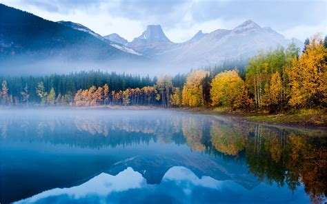 La niebla otoño bosque lago mañana Fondos de pantalla | 1920x1200 Fondos de descarga | ES.Best ...