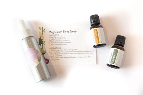 Magnesium Sleep Spray Recipe with Essential Oils - Simply Earth Blog