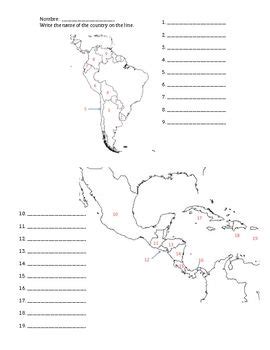 Central And South America Map Quiz | South america map, Map quiz ...