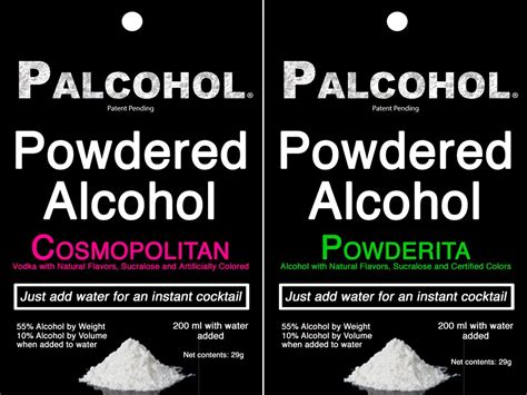 Just add water: Here comes powdered alcohol - The Washington Post