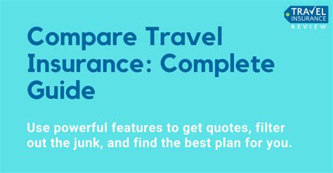 How to Compare Travel Insurance Plans | Travel Insurance Review