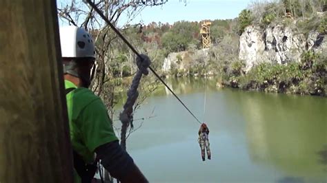 Ocala Zip Line longest run - YouTube