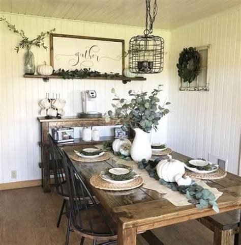 31 Fabulous Farmhouse Kitchen Table Decor Ideas | Dining room small, Farmhouse dining room ...