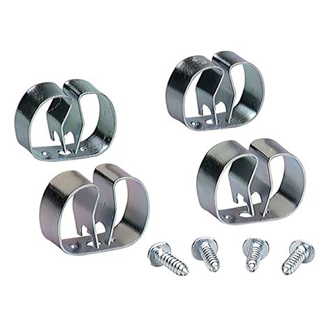 Crawford Textured Silver Spring Steel Grip Clip For 0.16 4 pk - Ace Hardware