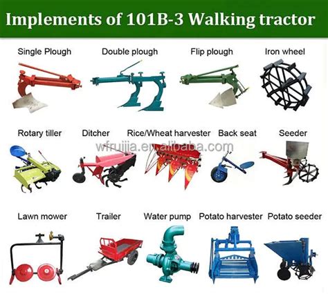 China Good Farm Tools And Equipment And Their Uses For Two-wheeled Mini Tractor / Walking ...