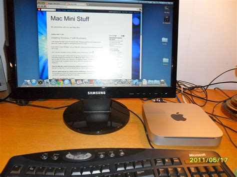 Mac Mini Stuff: Photo of my Mac Mini setup