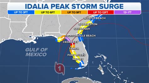 Hurricane Idalia's landfall in Florida during full Moon will increase storm surge threat | Fox ...