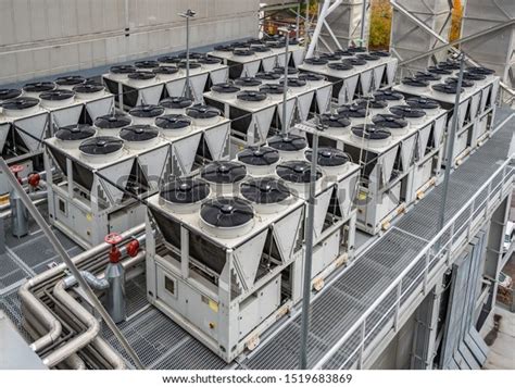 Multuple Air Cooled Water Chillers Installation Stock Photo 1519683869 ...