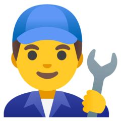 Man Mechanic Emoji 👨‍🔧