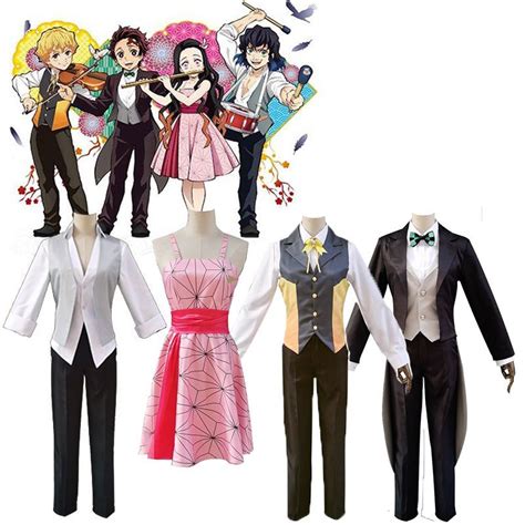 Jual [Fullset] Kimetsu no Yaiba/Demon Slayer musical ver Cosplay Costume Anime Male Female ...