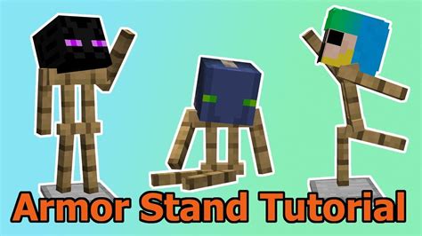 ARMOR STAND BOOK TUTORIAL - Beginners guide - Minecraft 1.15 - YouTube | Tutorial, Minecraft 1 ...