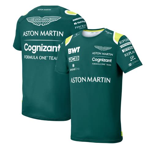 T-shirt sponsor officiel de l'équipe Aston Martin Cognizant F1 2021