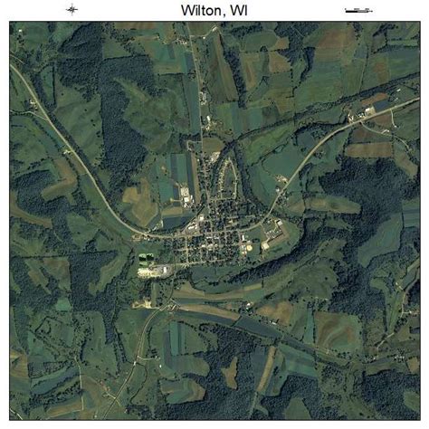 Aerial Photography Map of Wilton, WI Wisconsin