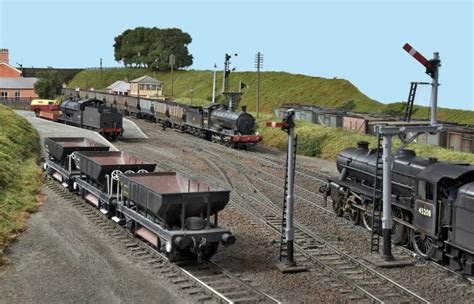 OO Gauge Model Train Layout in 1950s