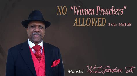 Church of Christ Sermon - No Women Preachers Allowed! - YouTube