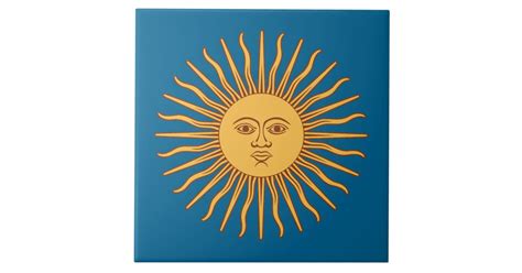 Sun God Symbol Tile | Zazzle.com