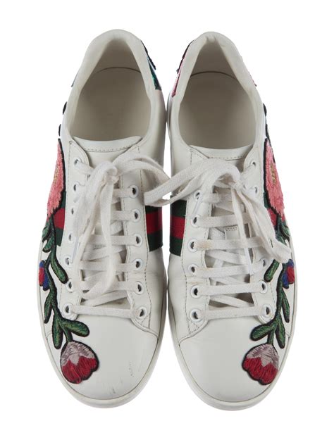 Gucci Ace Embroidered Sneakers - Shoes - GUC150331 | The RealReal