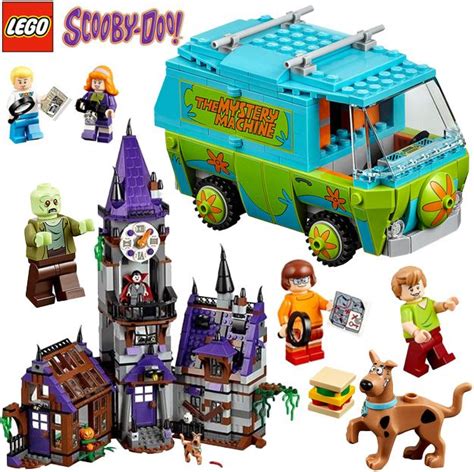 Lego scooby doo com mystery mansion mystery machine van e outros – Artofit