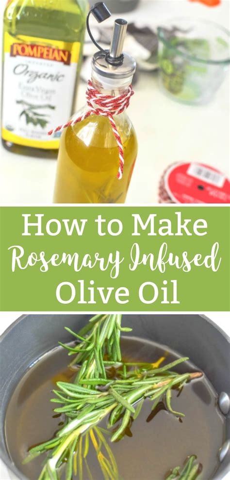 How to Make Rosemary Infused Olive Oil | Olive oil recipes, Infused oil ...