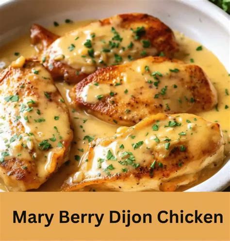 Mary Berry Dijon Chicken Recipe 🍗 | Savory Cooking Ideas