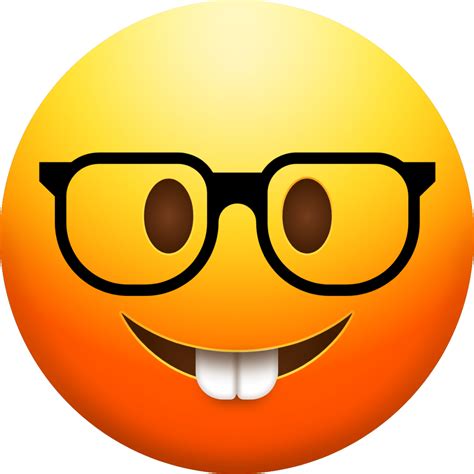 "Nerd Face" Emoji - Download for free – Iconduck