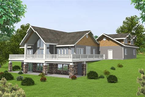 Craftsman Home - 2 Bdrm, 2.5 Bath, 3685 Sq Ft - Plan #132-1570 | Lake house plans, Mountain ...