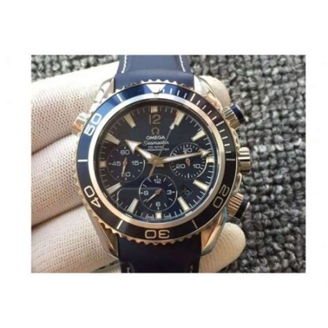 Omega Seamaster Planet Ocean Chronograph Stainless Steel Blue Di,omega