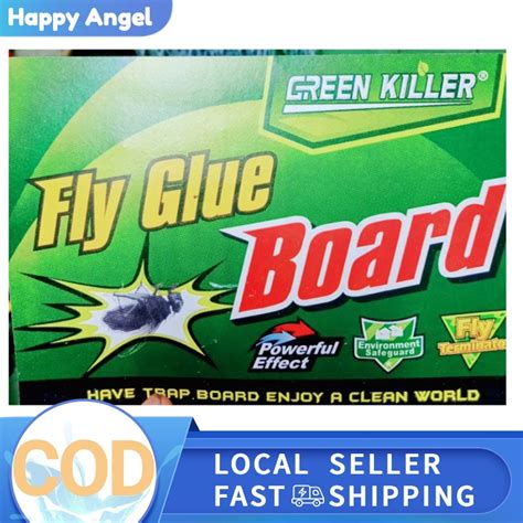 20 PCS Fly Catcher Glue Board Fly Trap Board Traps Fruit Flies Kitchen Flies | Shopee Philippines