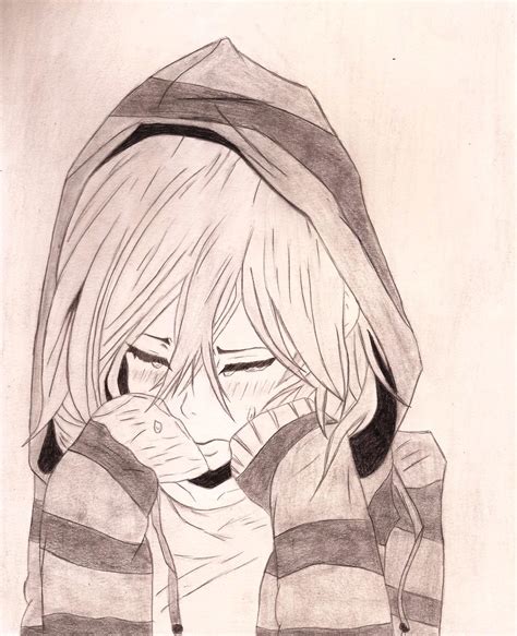 Sad Anime Drawing at GetDrawings | Free download