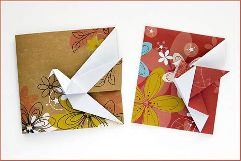Origami greeting cards | Origami birthday card, Origami cards, Paper ...