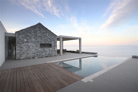 A Contemporary Greek Home Clad In Local Arcadian Stone